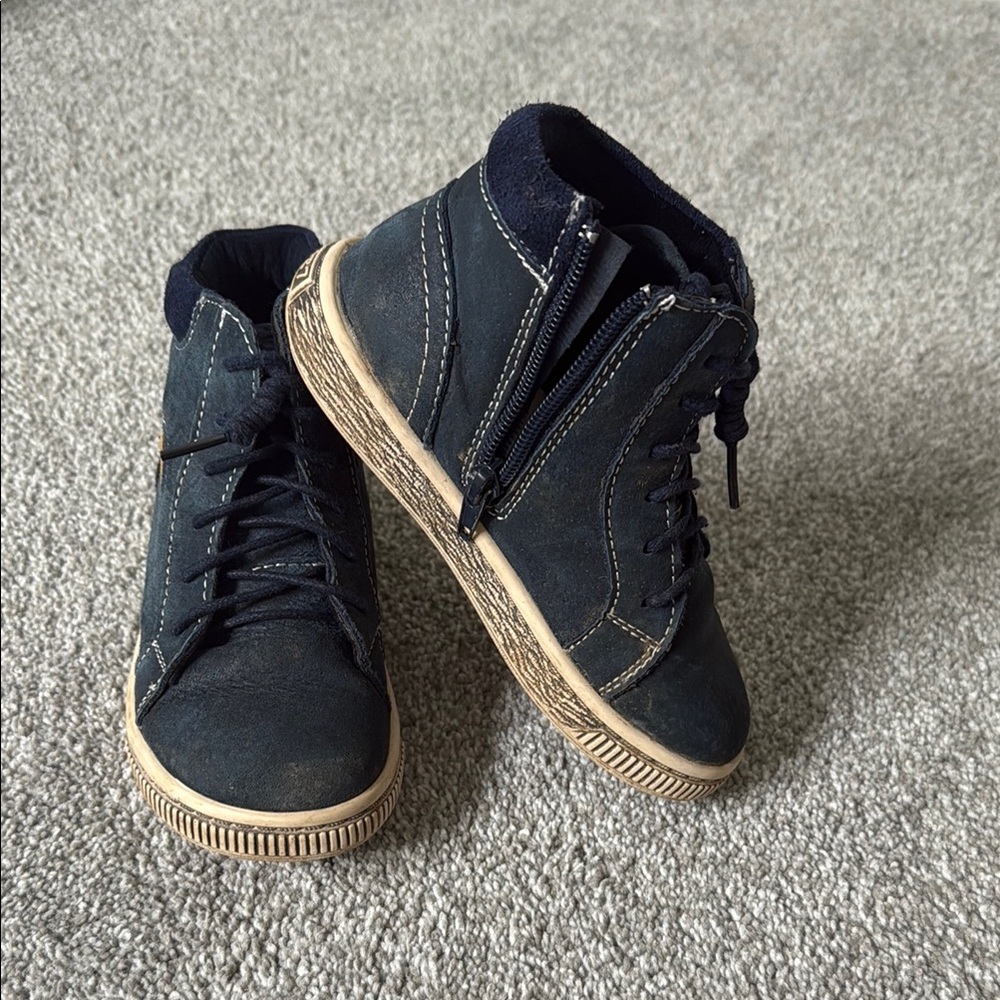 Kids Navy Blue Sneakers